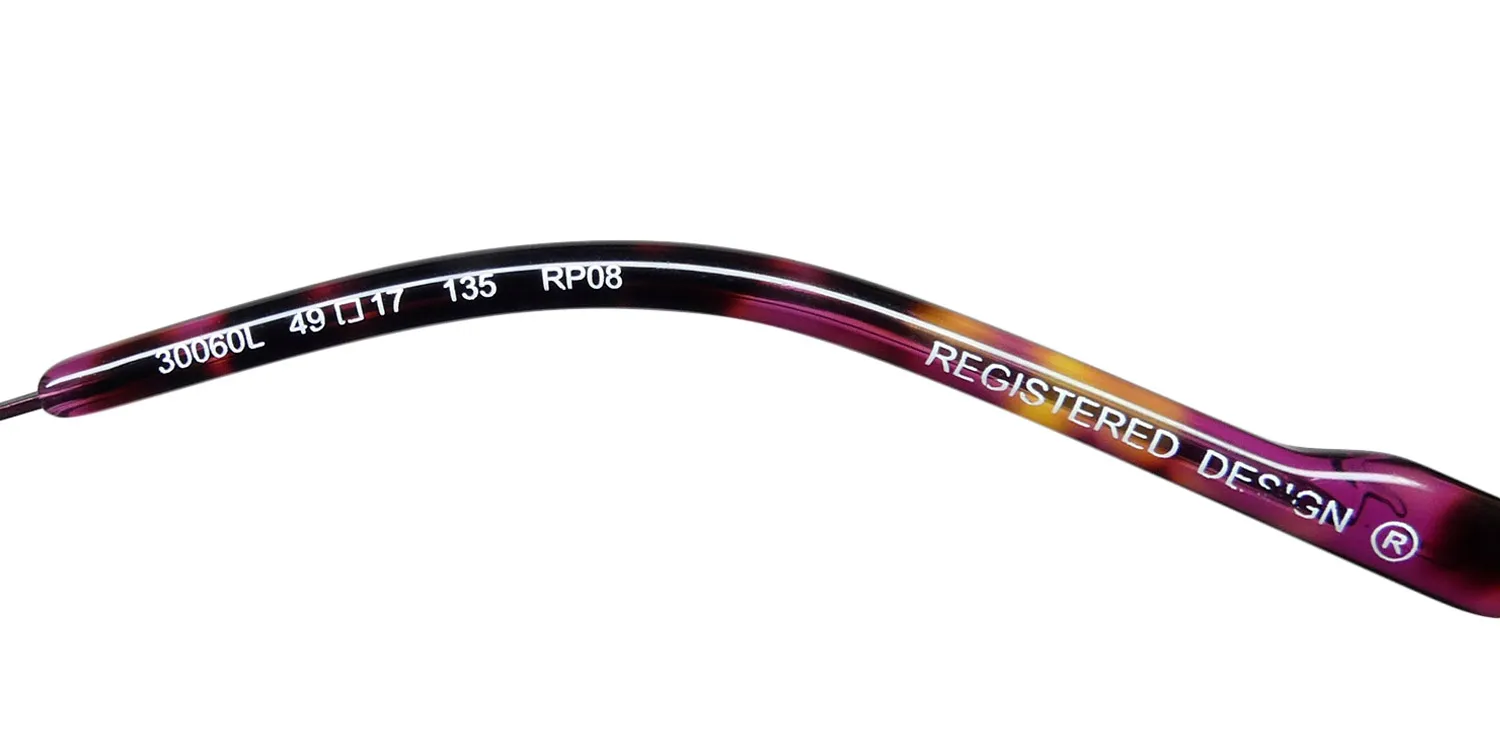 Morel Lightec 30060l rp08 Eyeglasses Red Dark 49mm 7
