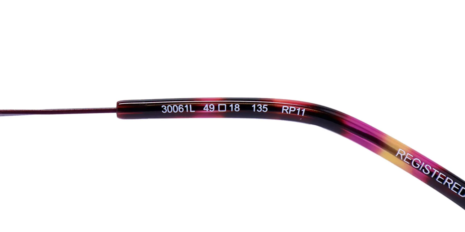 Morel Lightec 30061l rp11 Eyeglasses Red 49mm 7