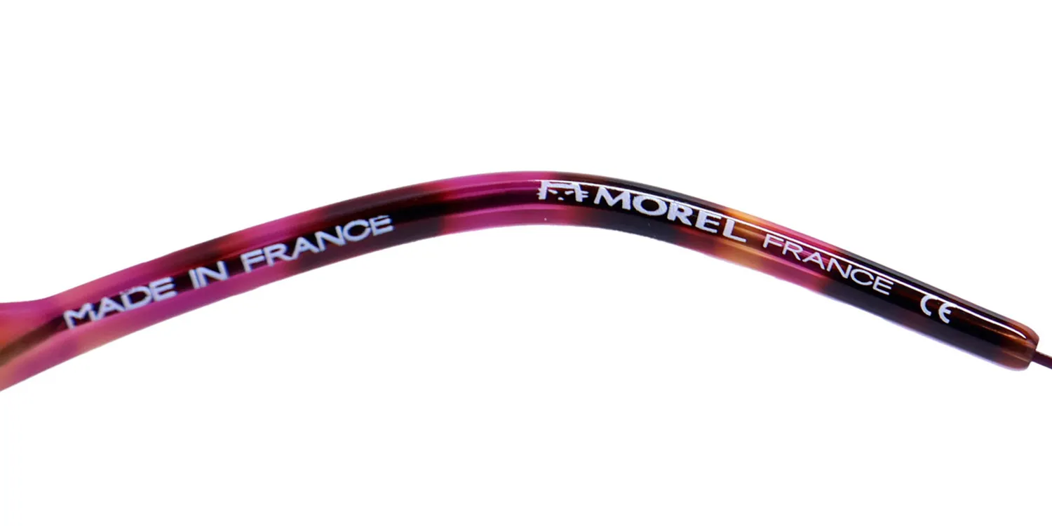 Morel Lightec 30061l rp11 Eyeglasses Red 49mm 8