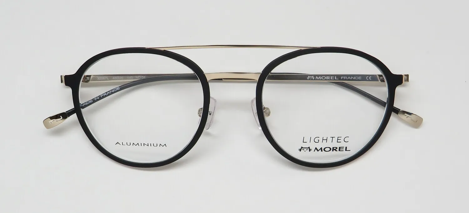 Morel Lightec 30067l nd04 Eyeglasses Matte Black 48mm 2