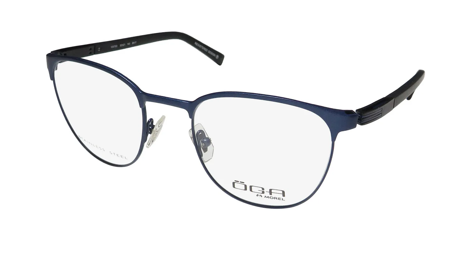 OGA 10075o bn17 Eyeglasses Navy 52mm