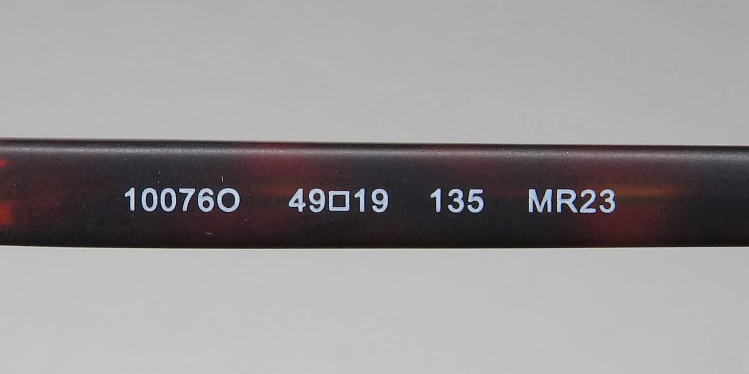 OGA 10076o mr23 Eyeglasses Matte Brown 49mm 7