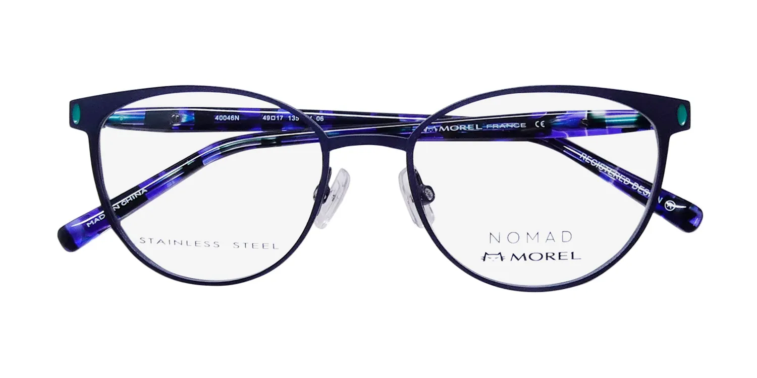 Morel Nomad 40046n bv06 Eyeglasses Purple 49mm 2