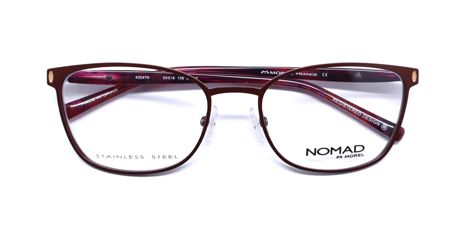 Morel Nomad 40047n sp17 Eyeglasses Burgundy 53mm 2