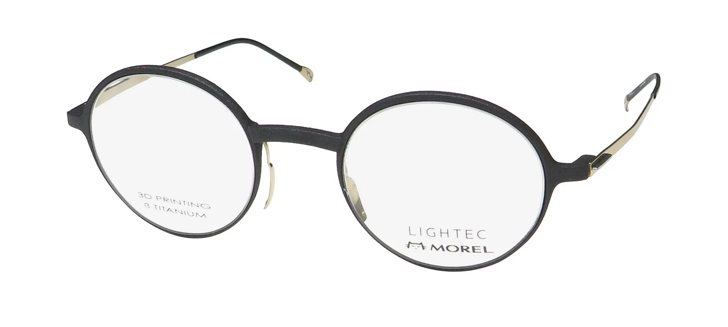 Lightec 30077l nd22 Eyeglasses Black 45mm