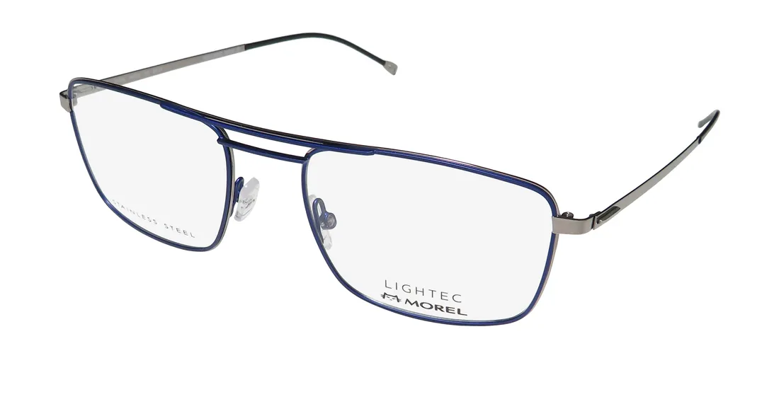 Morel Lightec 30090l bg03 Eyeglasses Blue 54mm