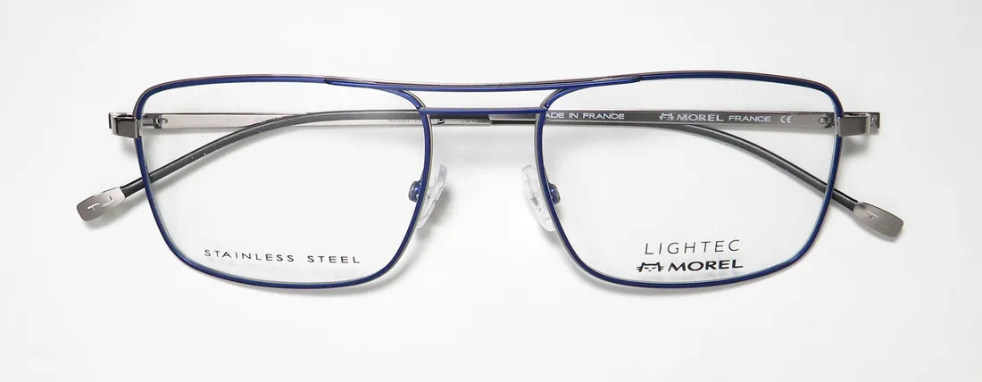 Morel Lightec 30090l bg03 Eyeglasses Blue 54mm 2