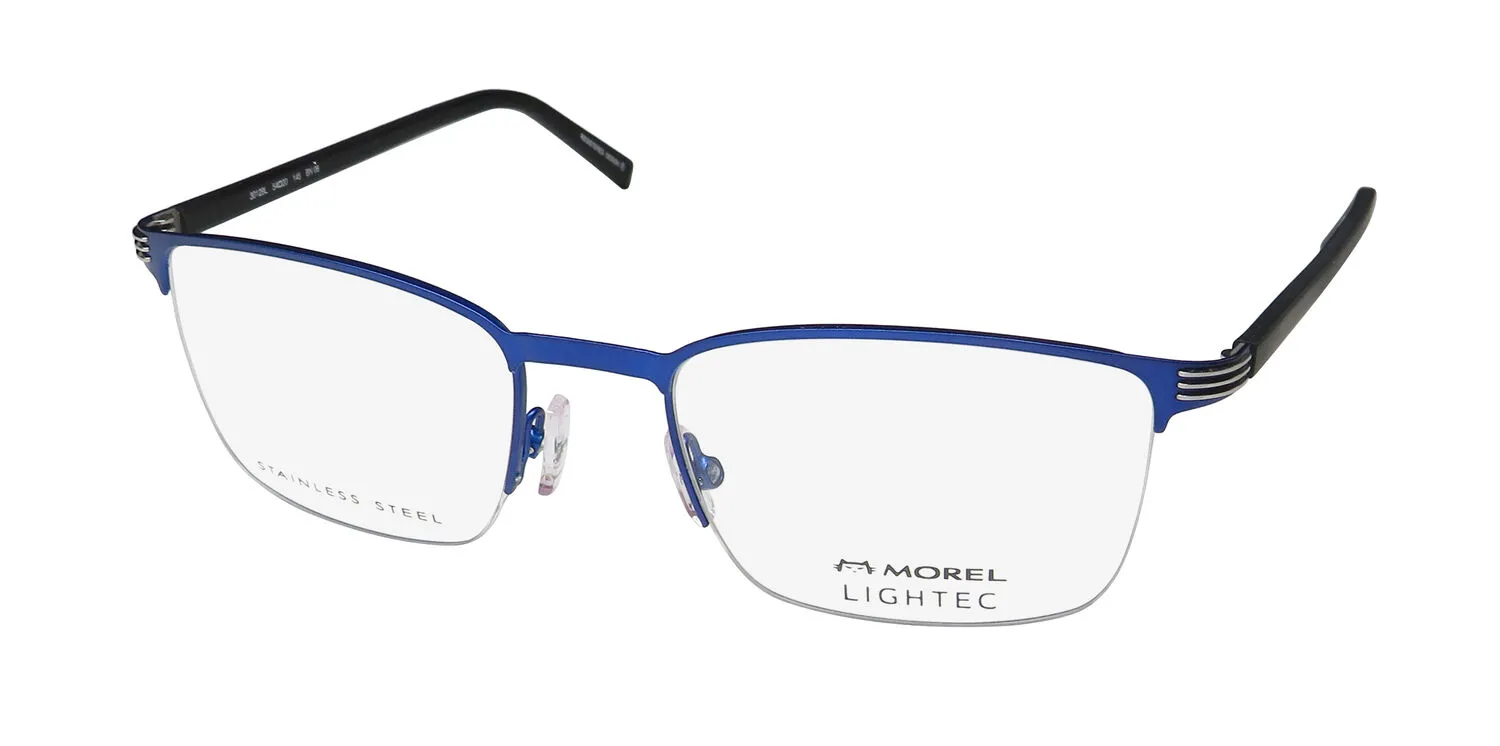 Morel Lightec 30129l bn08 Eyeglasses Blue 54mm