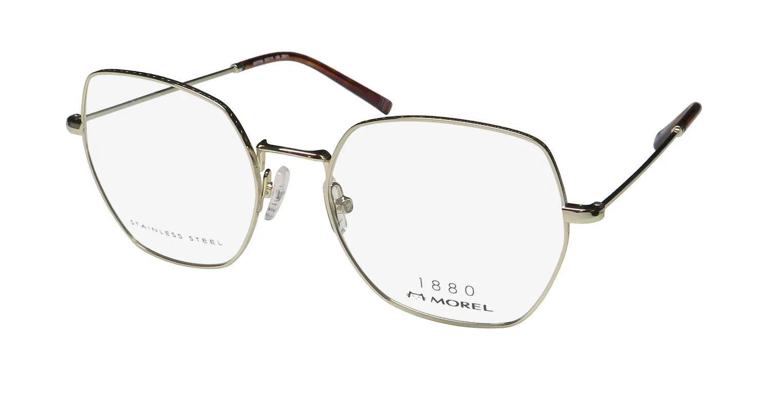 Morel 1880 60070m dd11 Eyeglasses Gold 53mm