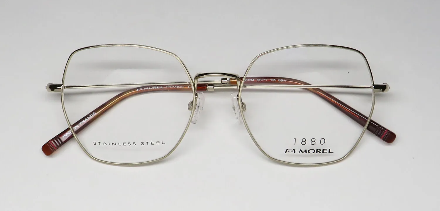 Morel 1880 60070m dd11 Eyeglasses Gold 53mm 2