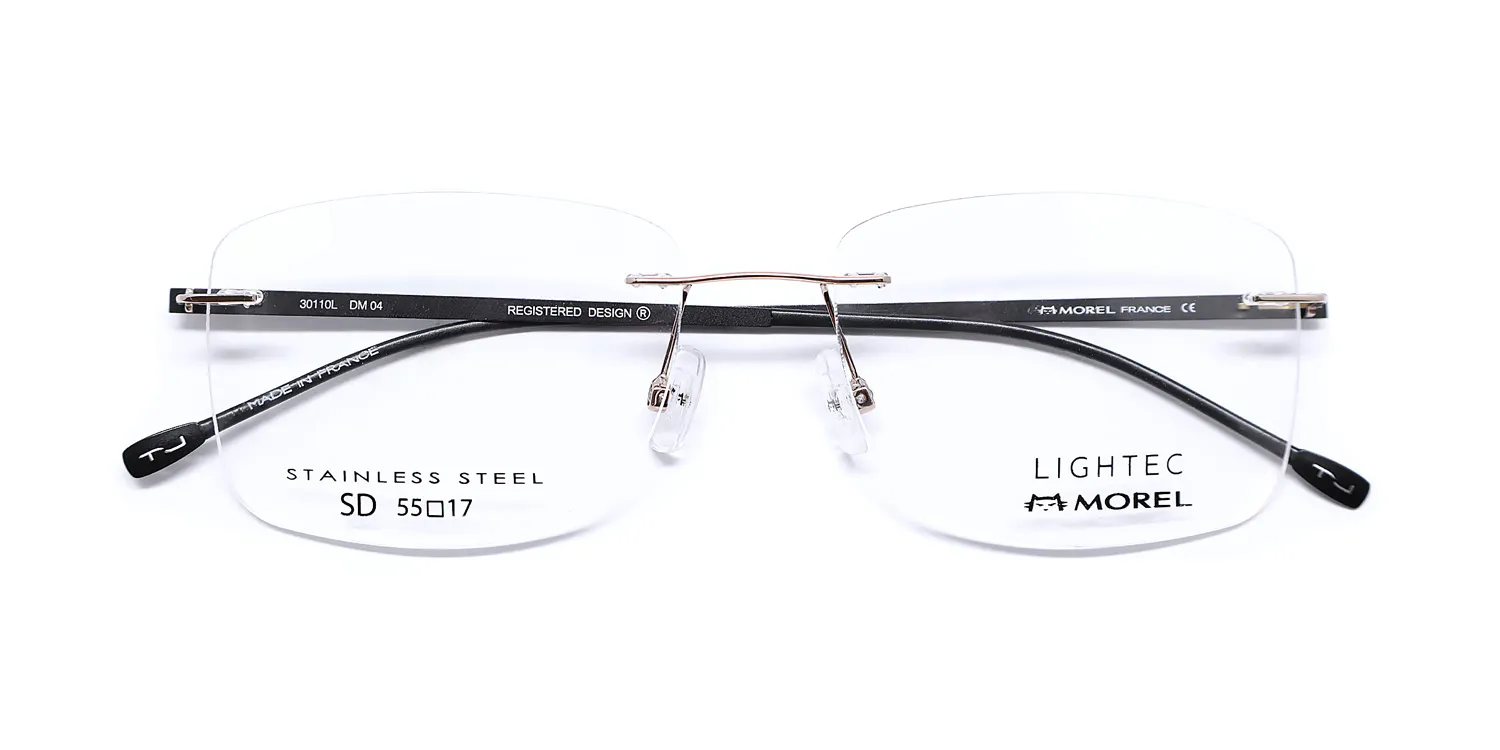 Morel Lightec 30110l dm04 Eyeglasses Yellow 55mm 2