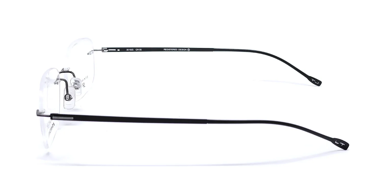 Morel Lightec 30165s gn05 Eyeglasses Grey 50mm 4