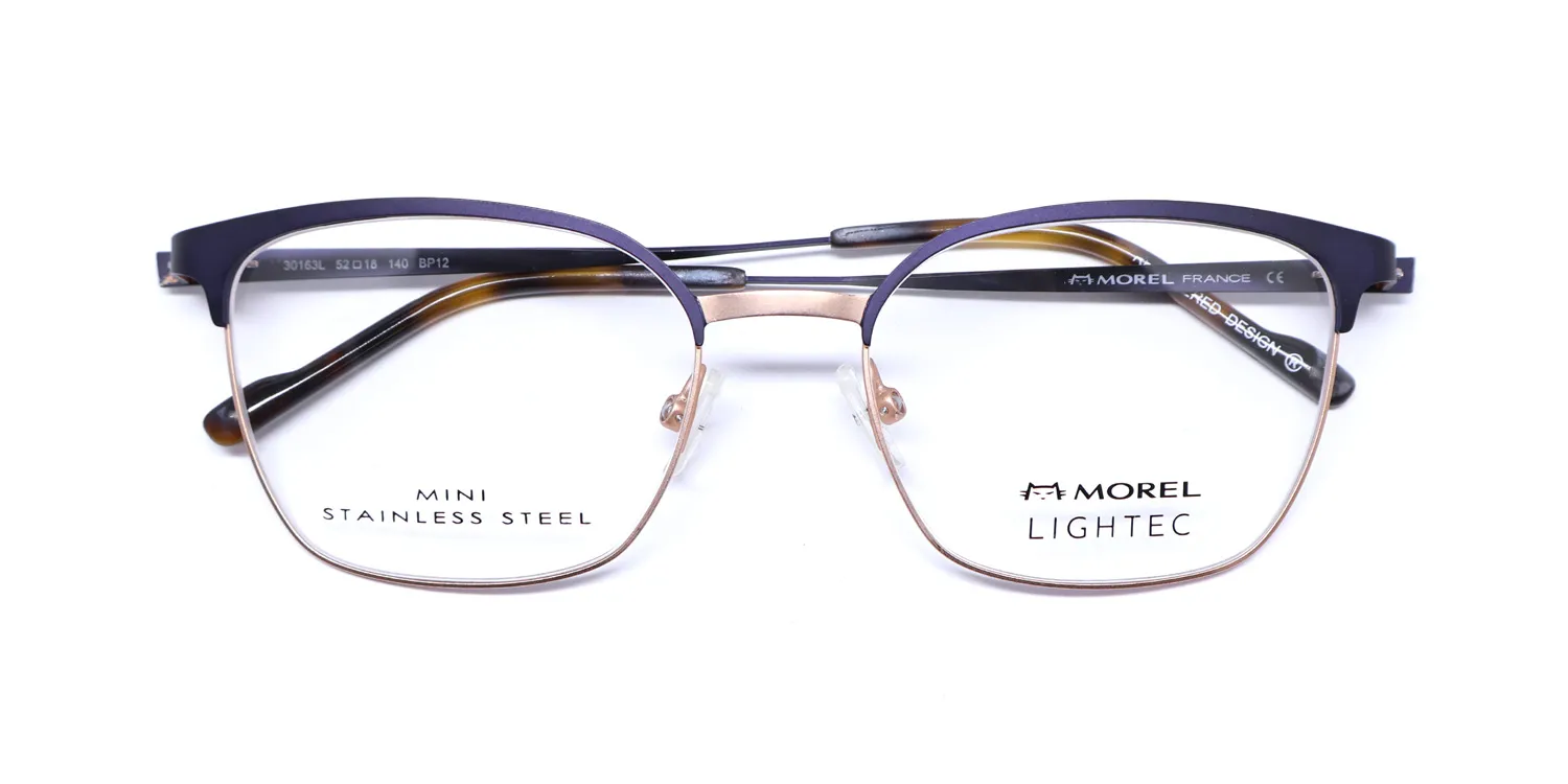 Morel Lightec 30163l bp12 Eyeglasses Blue 52mm 2