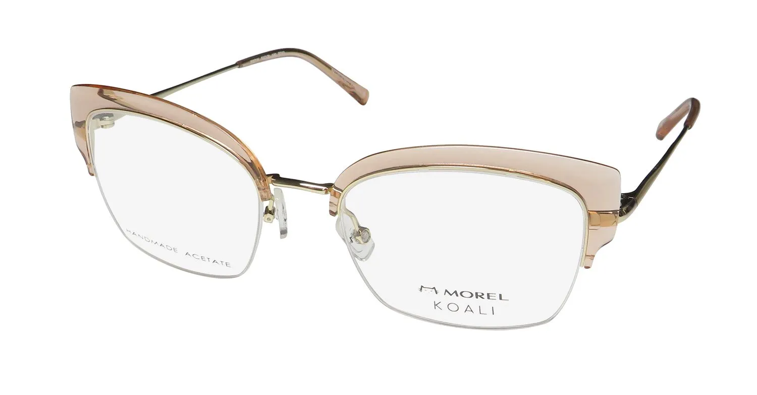 Morel Koali 20071k pd22 Eyeglasses Peach Crystal 52mm