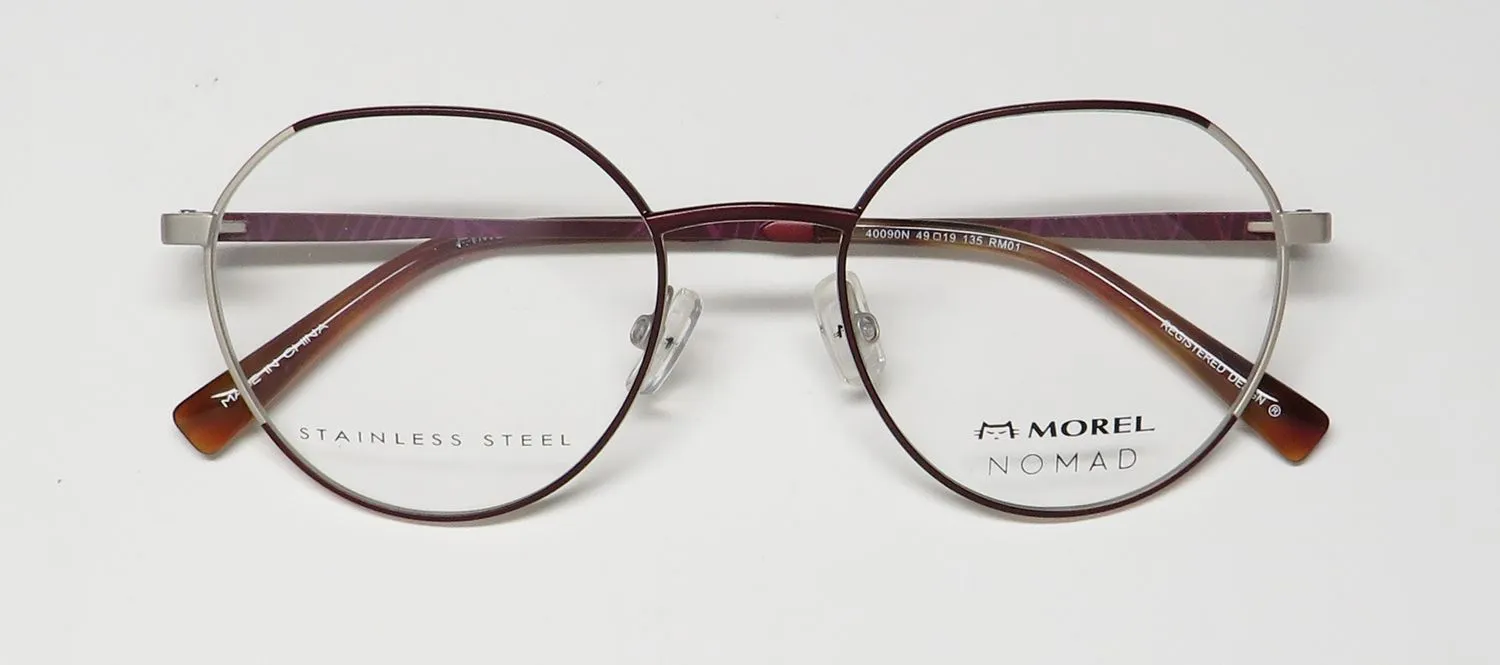Morel Nomad 40090n rm01 Eyeglasses Burgundy 49mm Unisex 2