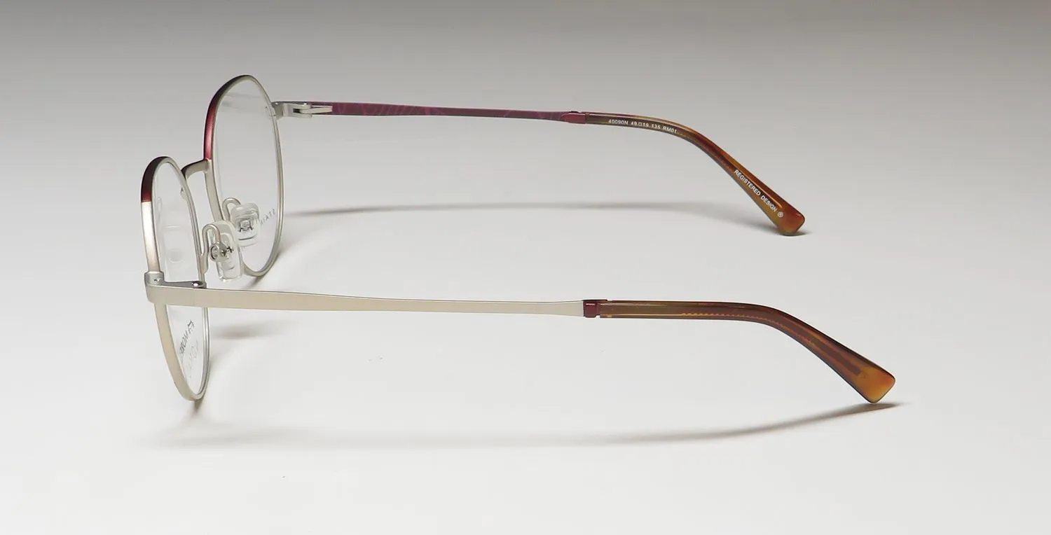 Morel Nomad 40090n rm01 Eyeglasses Burgundy 49mm Unisex 4