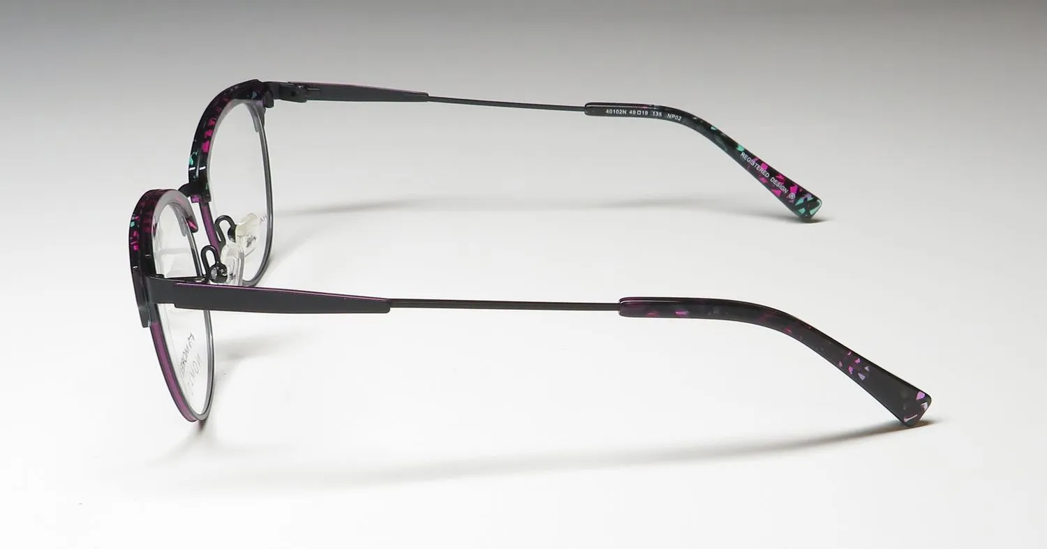 Morel Nomad 40102n np02 Eyeglasses Black 49mm Women 4