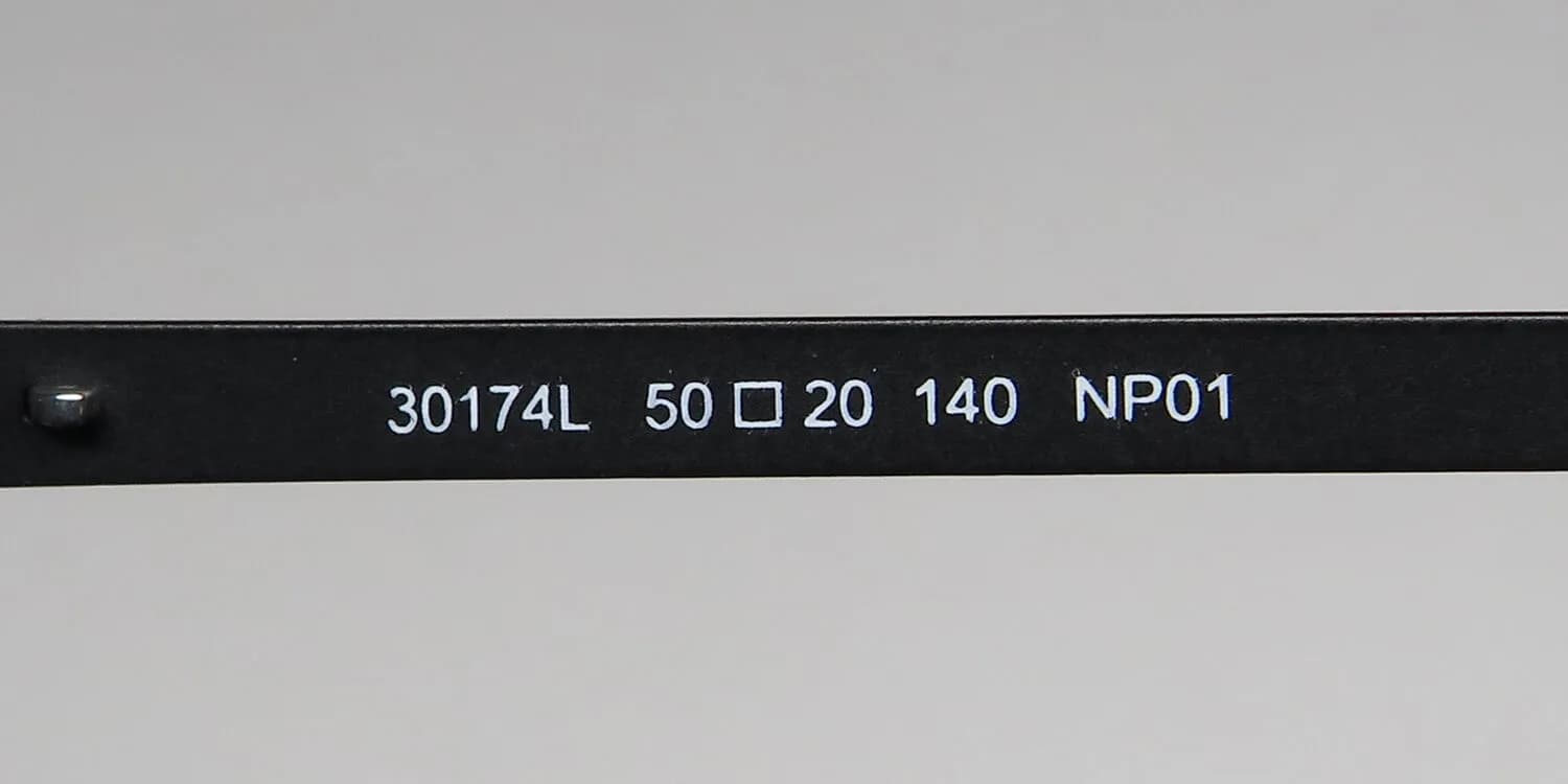 Lightec 30174l np01 Eyeglasses Matte Black 50mm 7