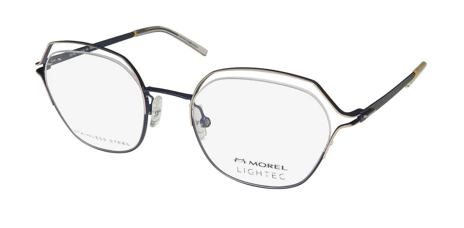 Lightec 30174l pd03 Eyeglasses Navy 50mm