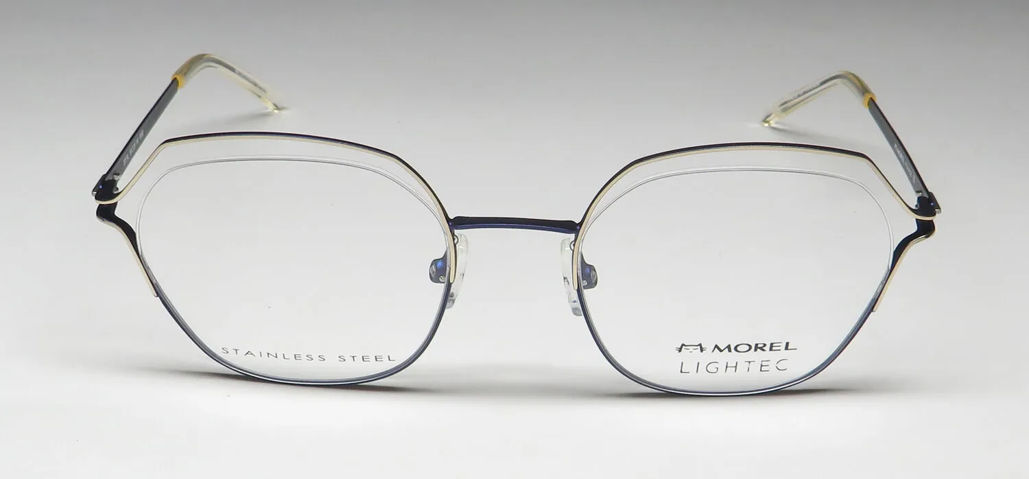 Lightec 30174l pd03 Eyeglasses Navy 50mm 3