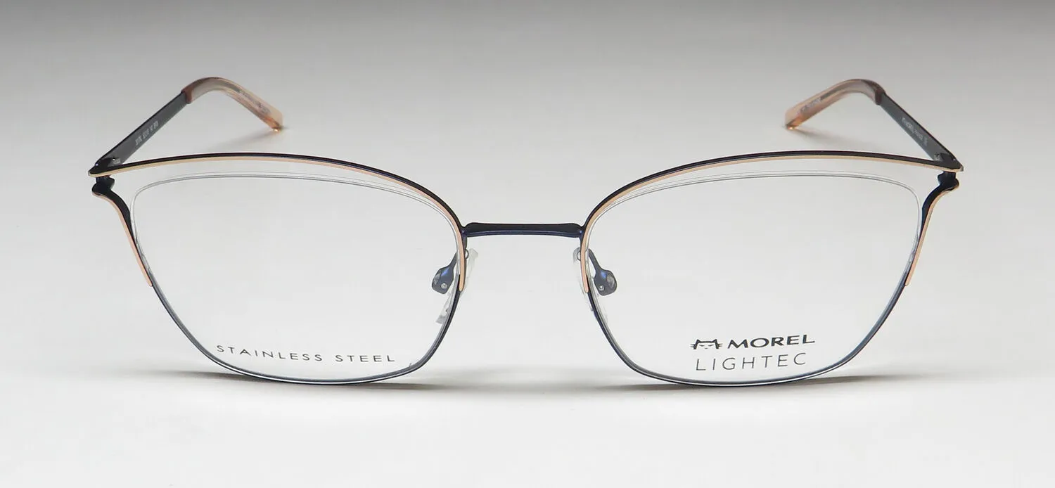 Lightec 30176l bp08 Eyeglasses Navy 52mm 3