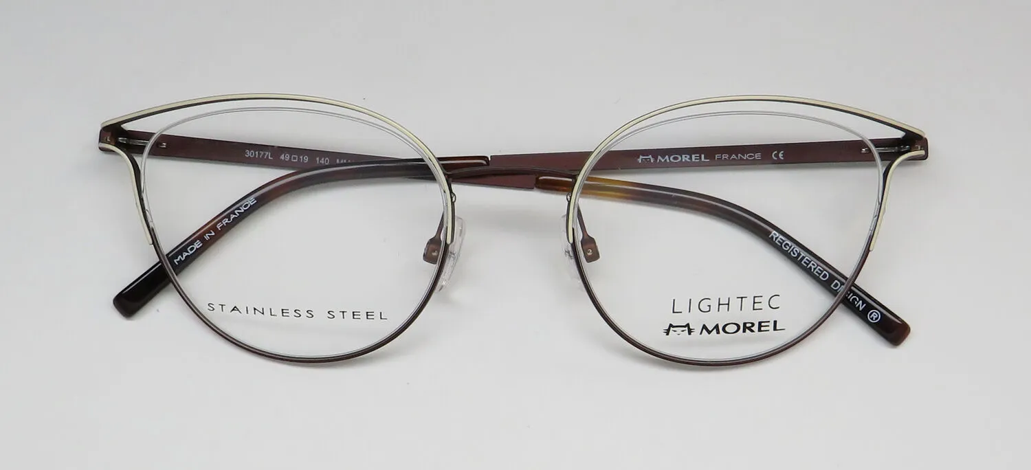 Morel Lightec 30177l mm12 Eyeglasses Brown 49mm 2
