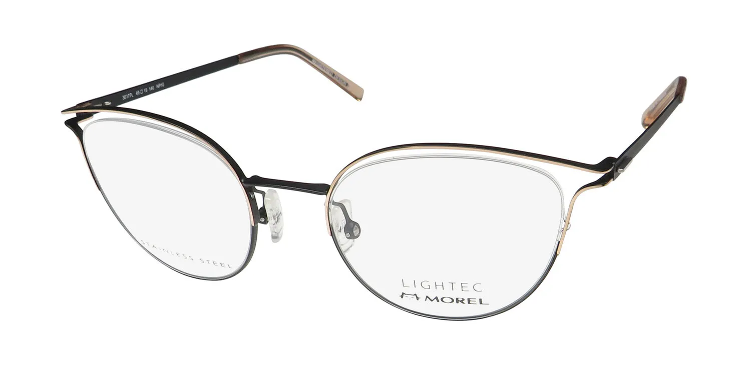 Lightec 30177l np10 Eyeglasses Black 49mm