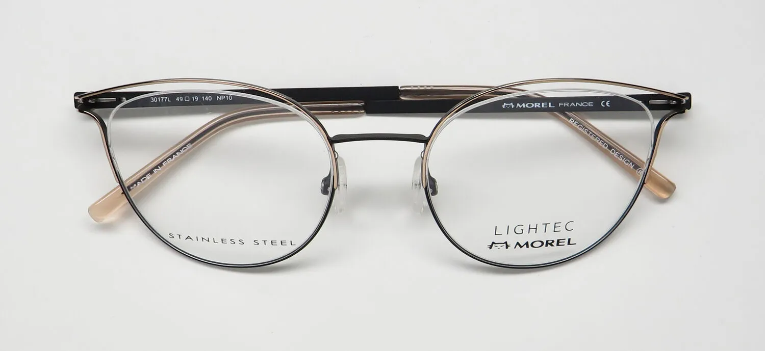 Lightec 30177l np10 Eyeglasses Black 49mm 2
