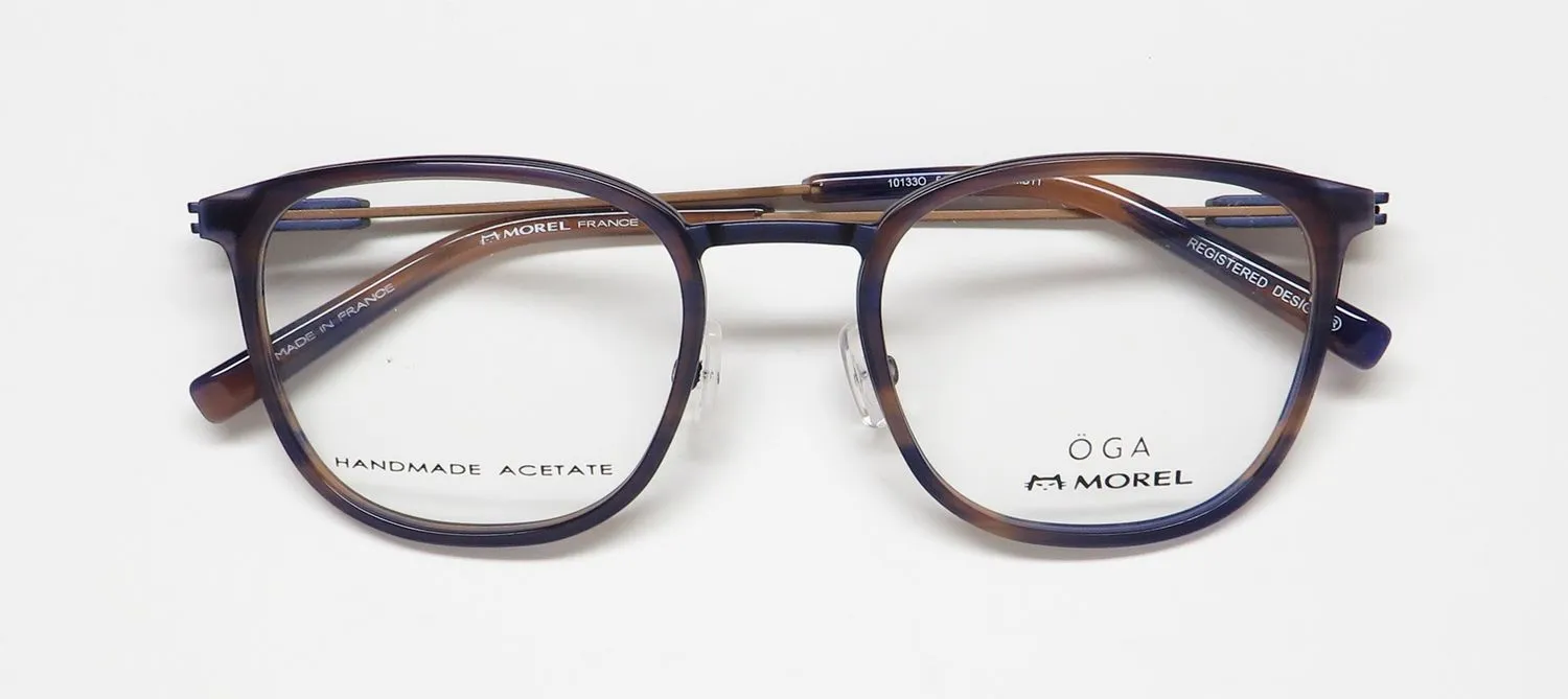 Morel Oga 10133o mb11 Eyeglasses Brown 51mm Unisex 2
