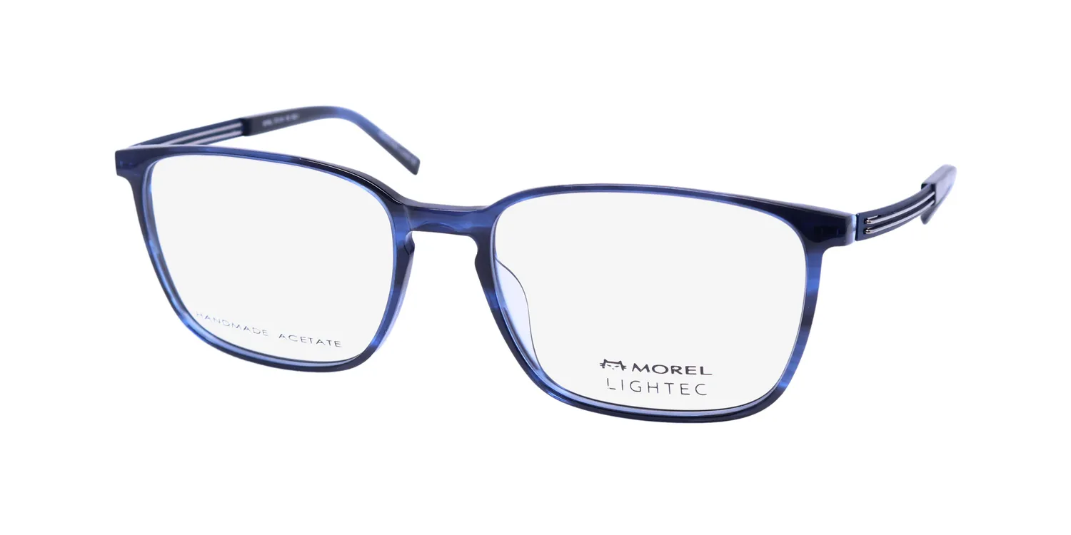 Morel Lightec 30193l bg11 Eyeglasses Blue 57mm