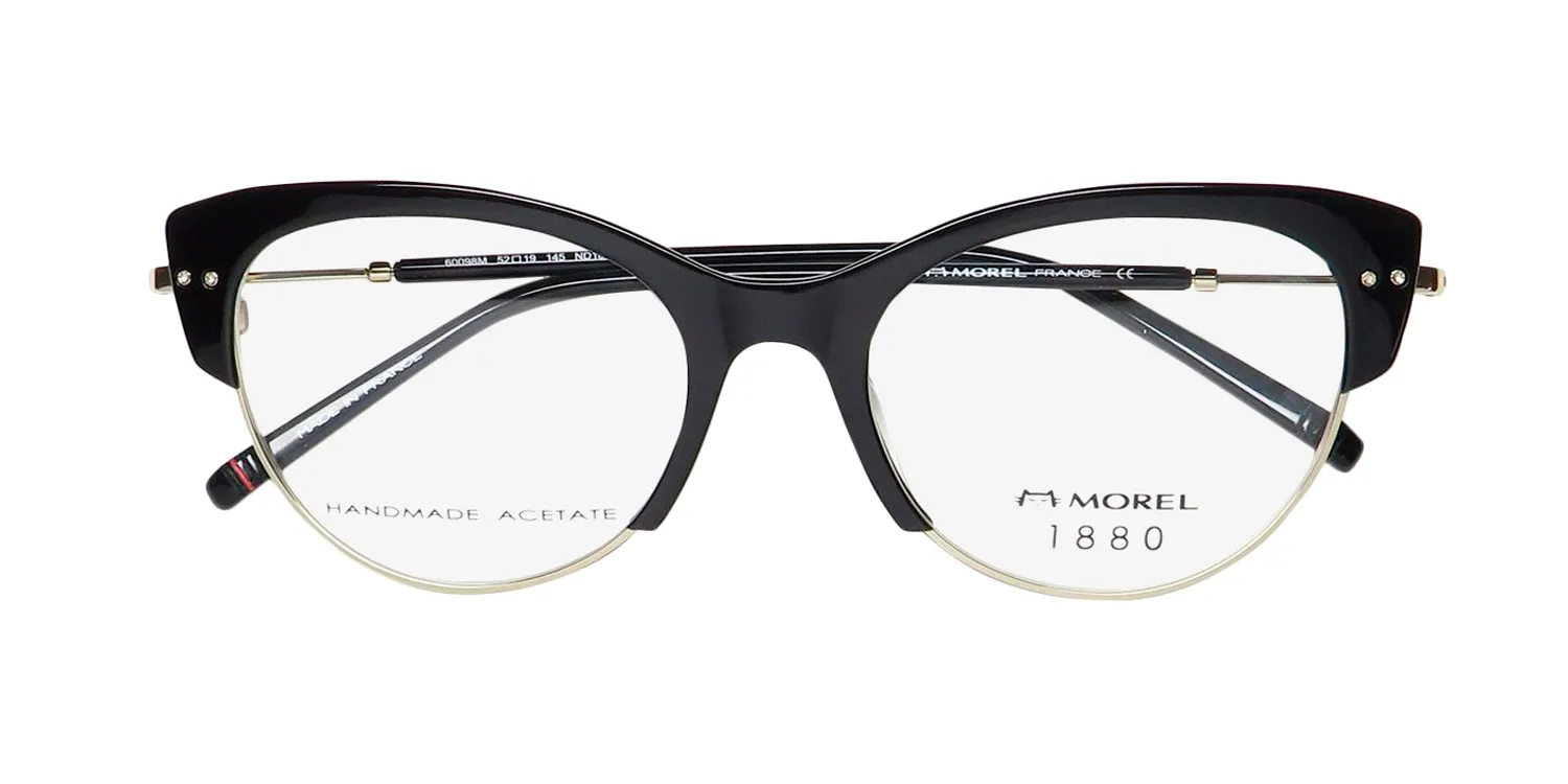 Morel 1880 60098m nd10 Eyeglasses Black 52mm 2