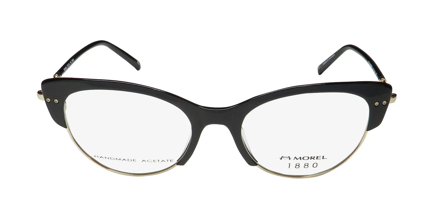 Morel 1880 60098m nd10 Eyeglasses Black 52mm 3