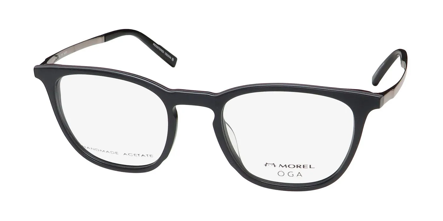 Morel Oga 10140o ng07 Eyeglasses Black 52mm