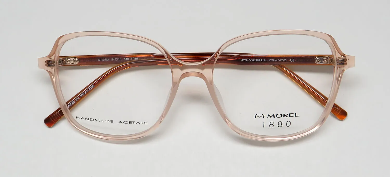 Morel 1880 60105m pt08 Eyeglasses Nude Transparent 54mm 2