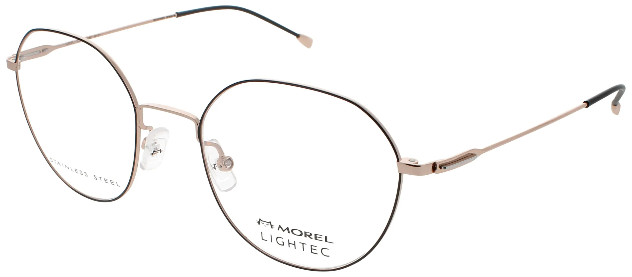 Lightec OMICRON 32 NP01 Eyeglasses Rose Gold 50mm Women
