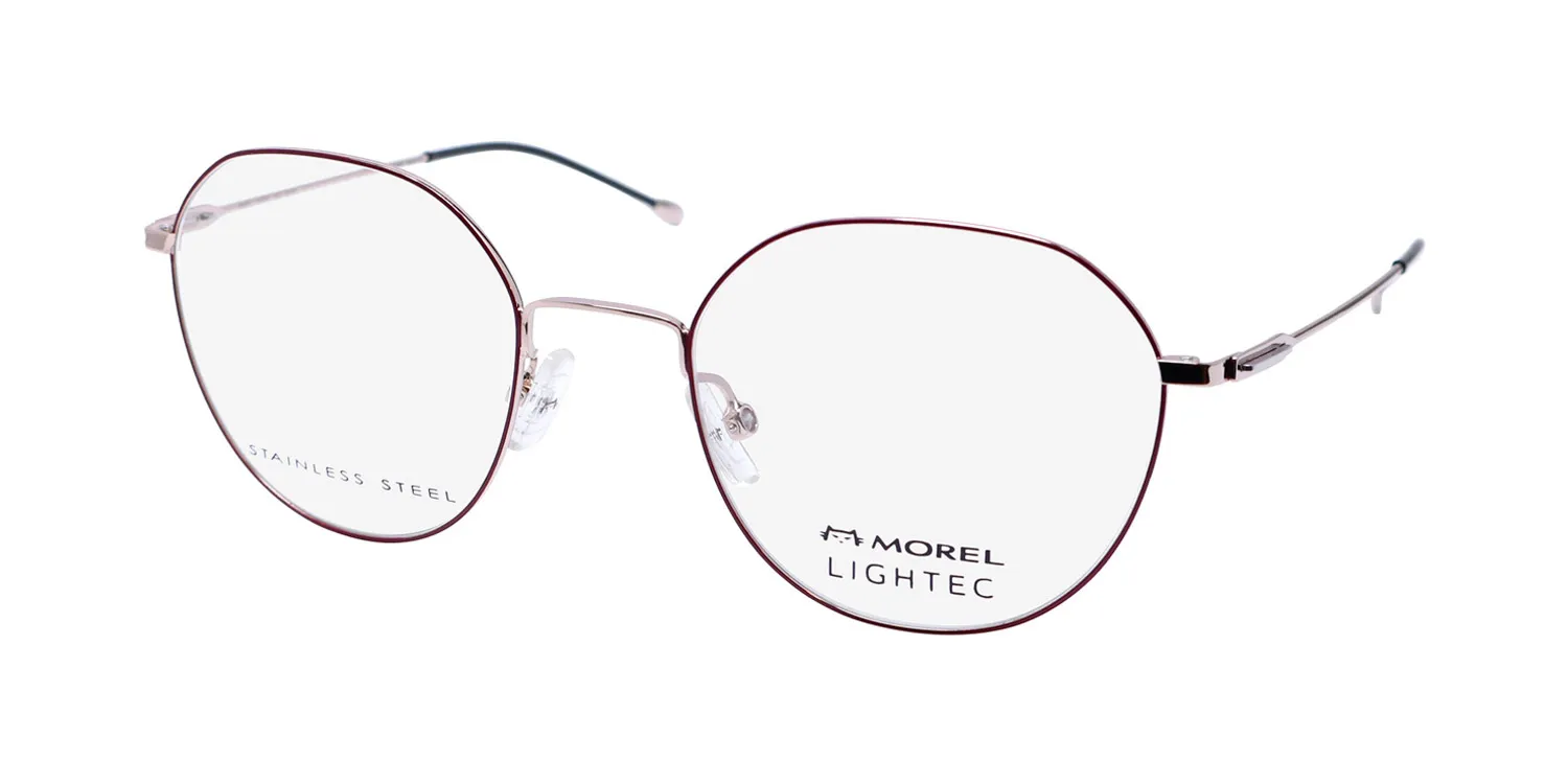 Morel Lightec 30202l rd02 Eyeglasses Red 50mm Unisex