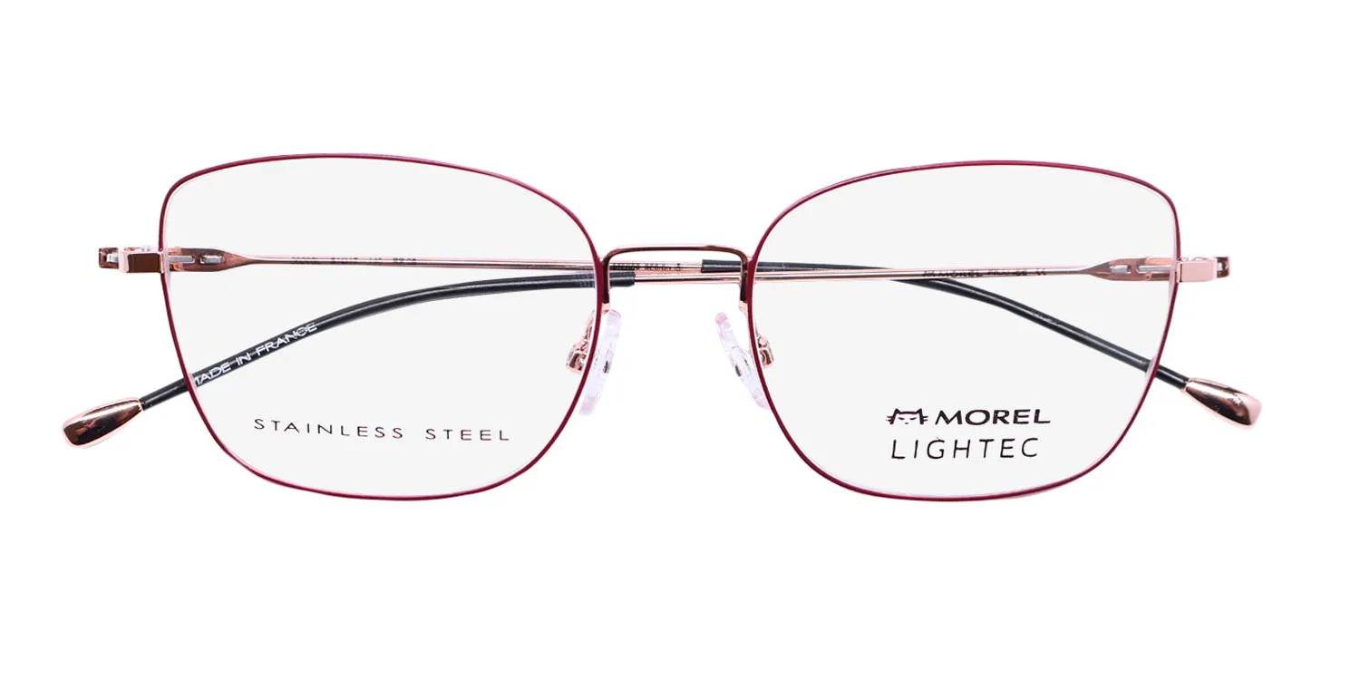 Morel Lightec 30203l rp05 Eyeglasses Red 51mm 2