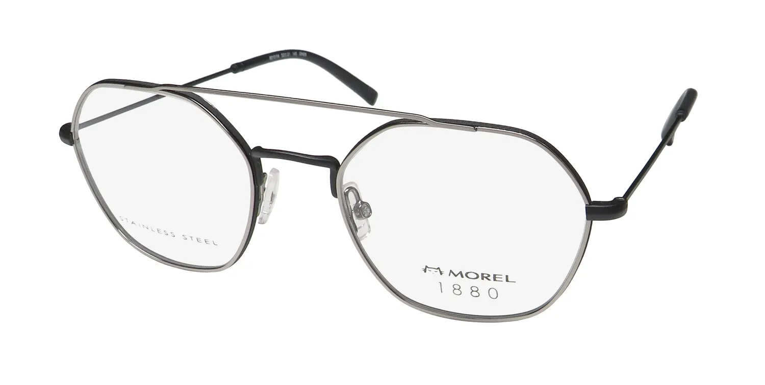 Morel 1880 60101m gn09 Eyeglasses Matte Black 52mm
