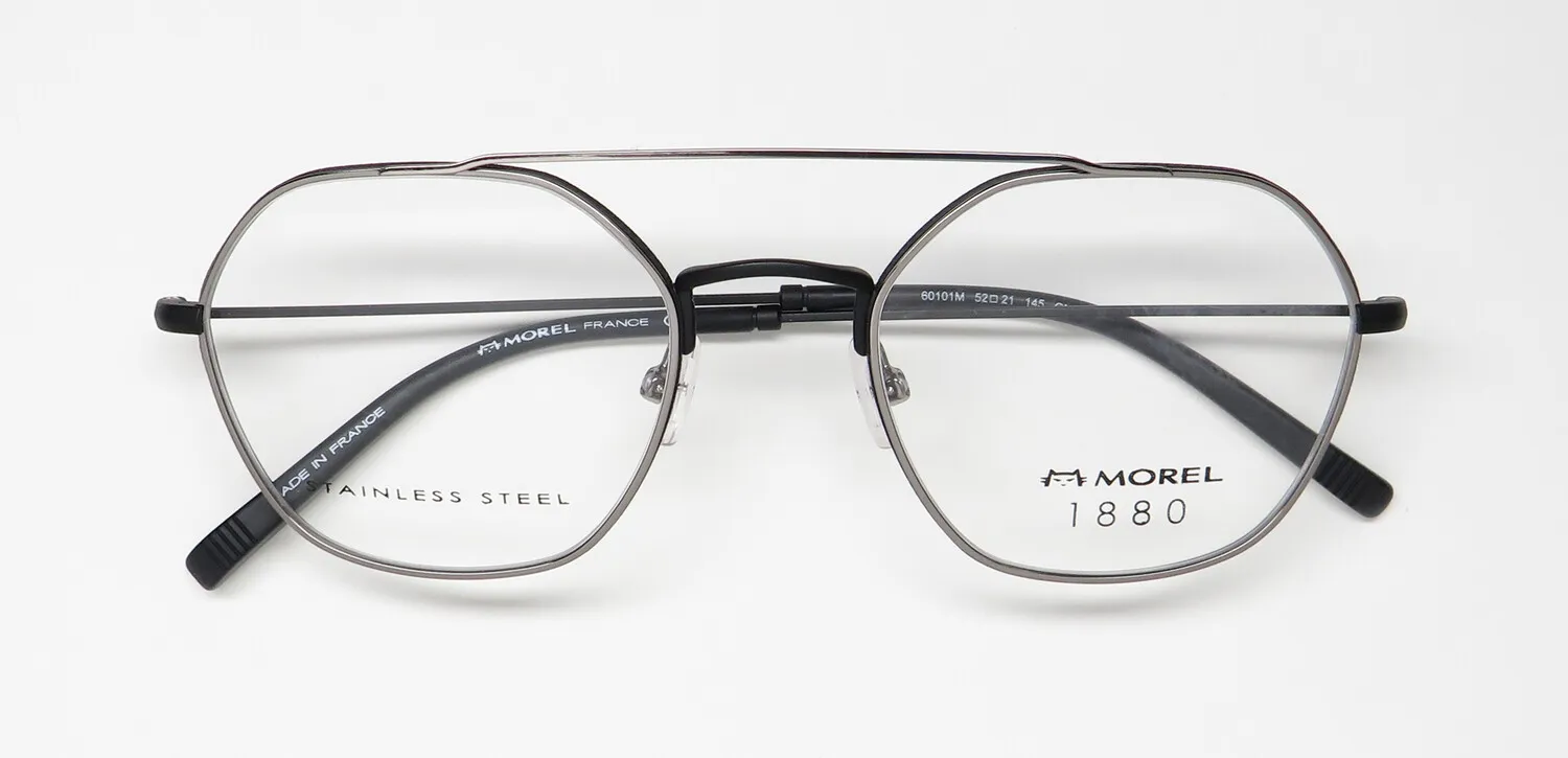Morel 1880 60101m gn09 Eyeglasses Matte Black 52mm 2