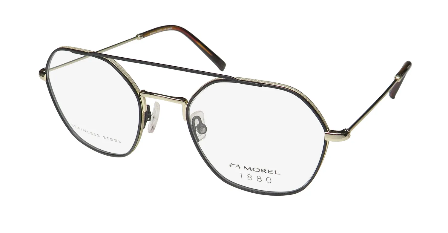 Morel 1880 60101m nd07 Eyeglasses Black 52mm