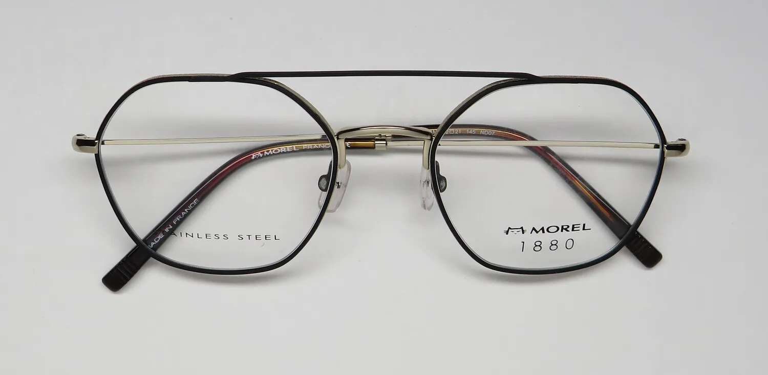 Morel 1880 60101m nd07 Eyeglasses Black 52mm 2