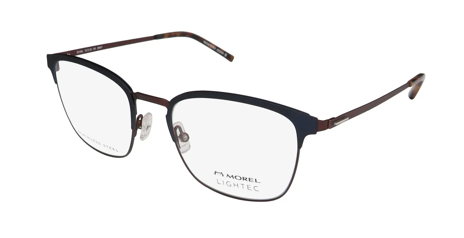 Lightec 30196l bm07 Eyeglasses Navy 53mm