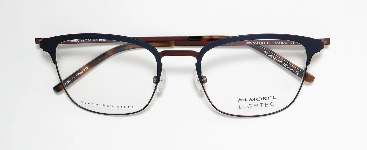 Lightec 30196l bm07 Eyeglasses Navy 53mm 2