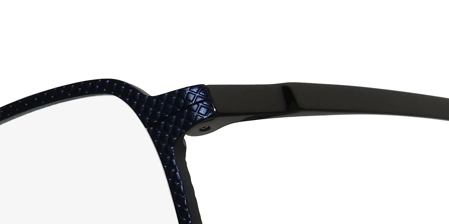 Morel Oga 10142o bn02 Eyeglasses Blue 57mm 6