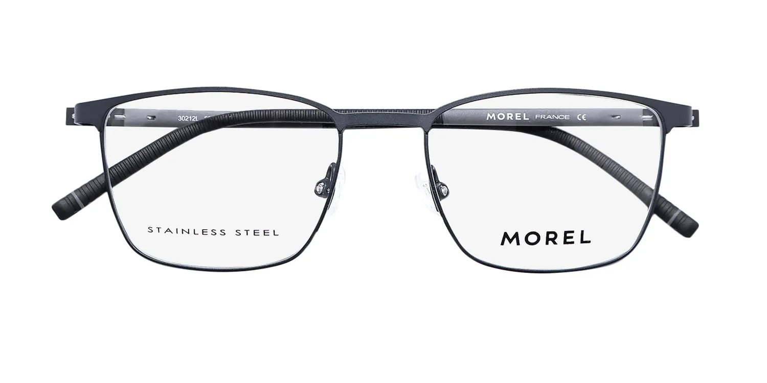 Morel Lightec 30212l gn02 Eyeglasses Grey 52mm Unisex 2