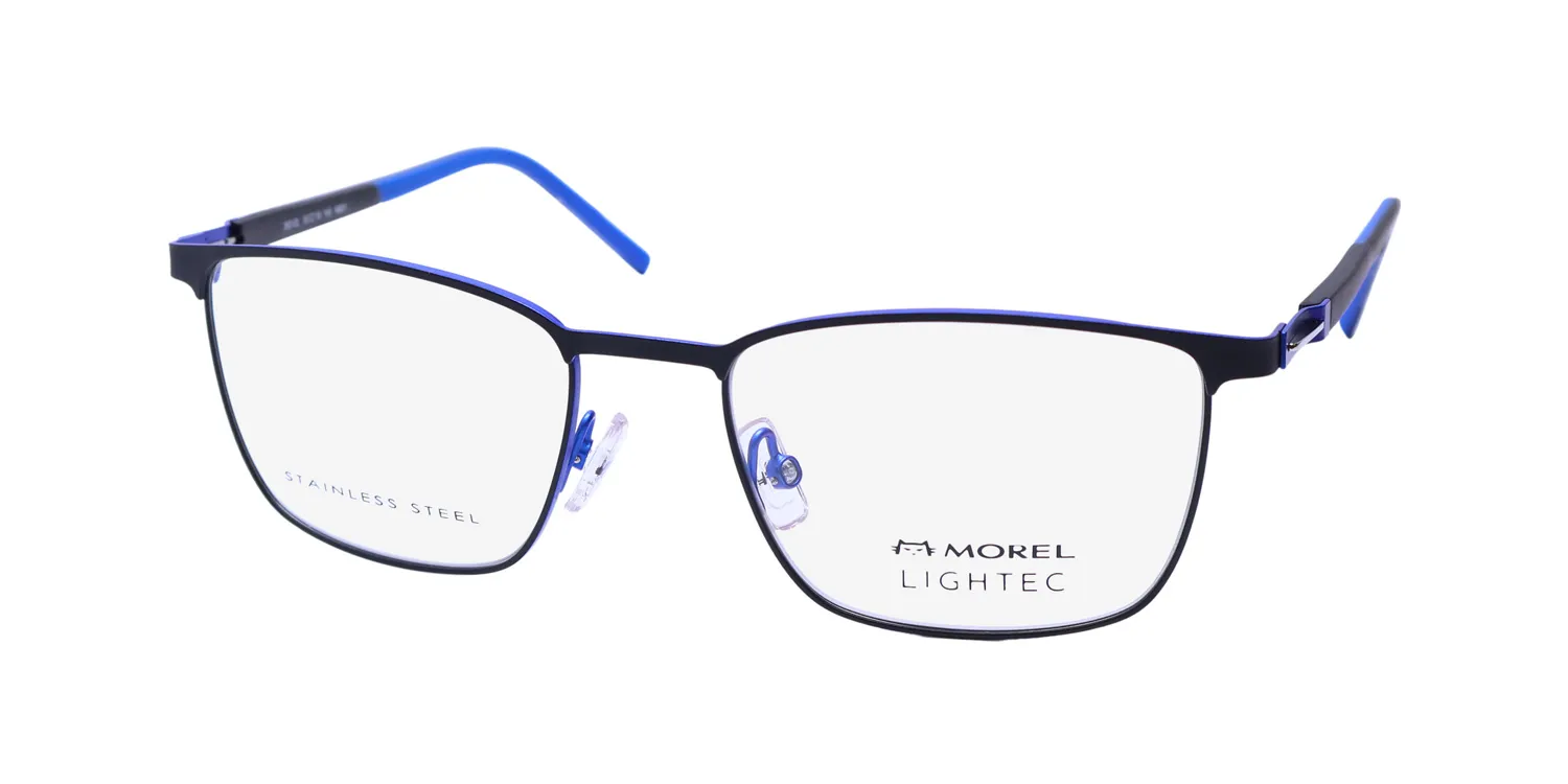Morel Lightec 30212l nb01 Eyeglasses Black 52mm Unisex