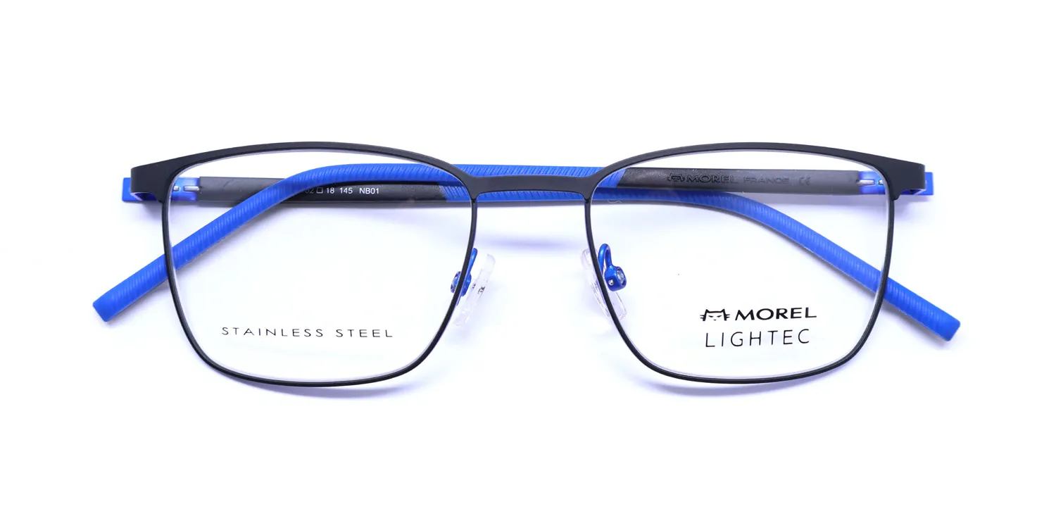 Morel Lightec 30212l nb01 Eyeglasses Black 52mm Unisex 2