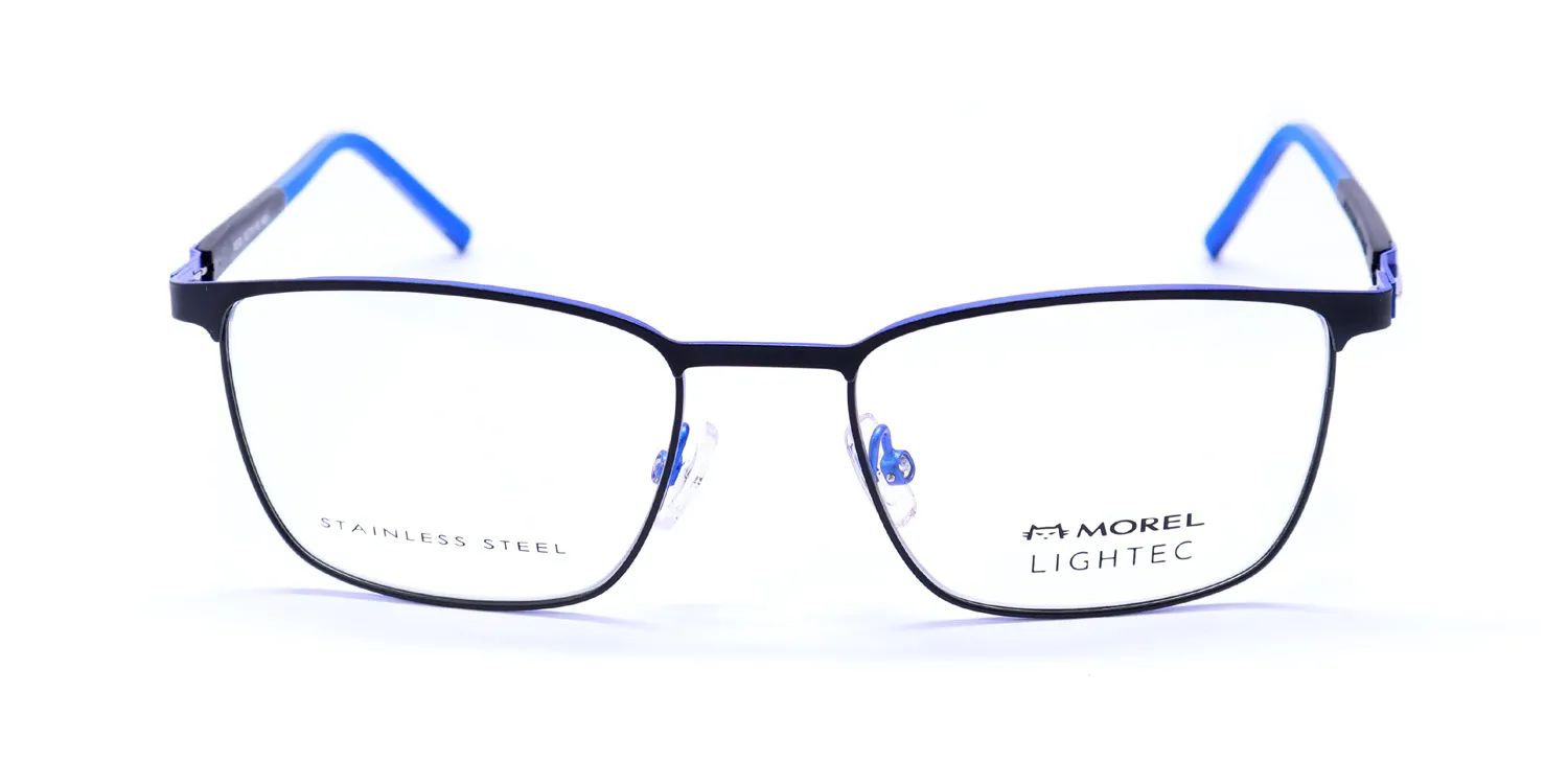 Morel Lightec 30212l nb01 Eyeglasses Black 52mm Unisex 3
