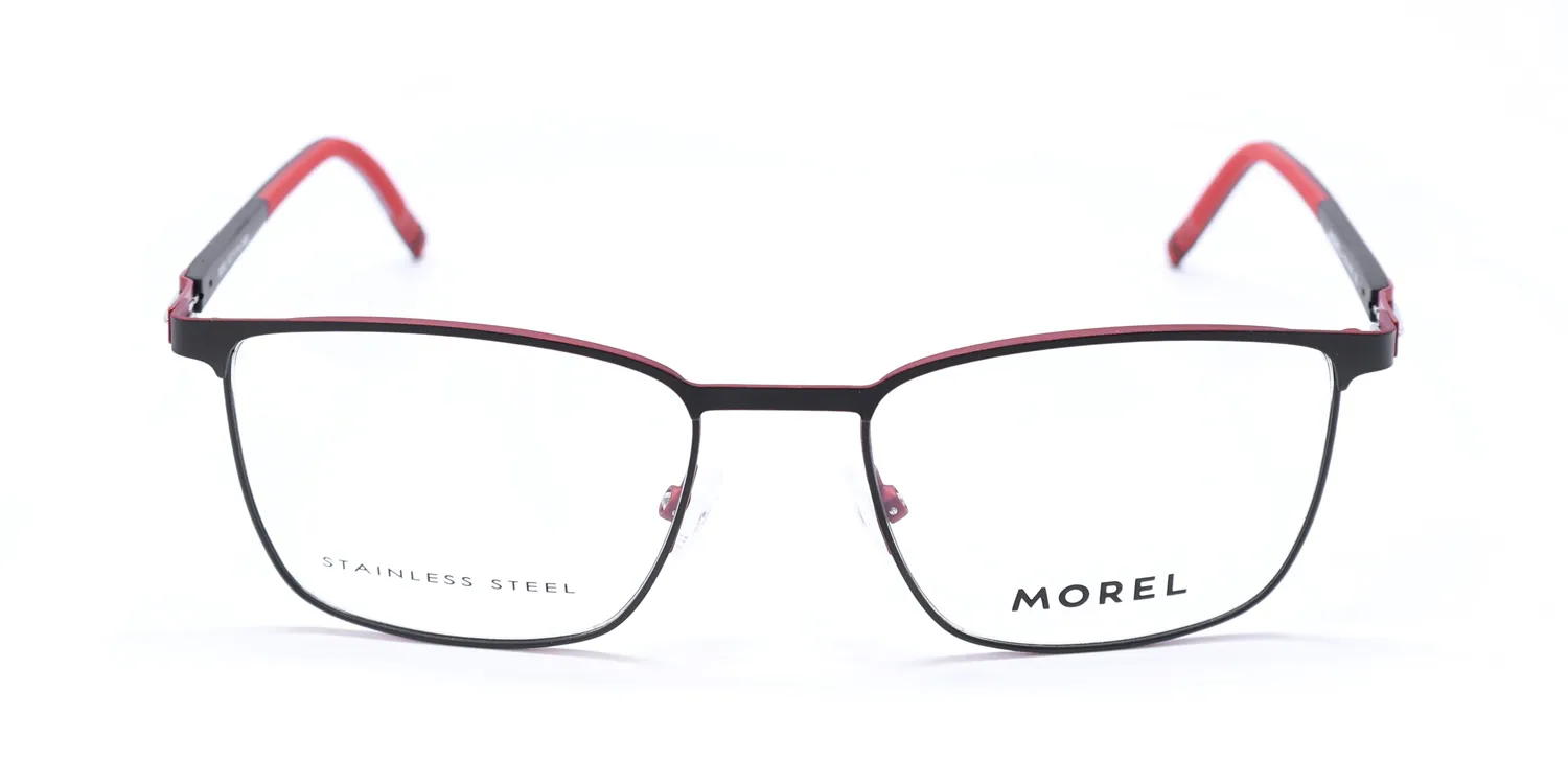 Morel Lightec 30212l nr03 Eyeglasses Black 52mm Unisex 3