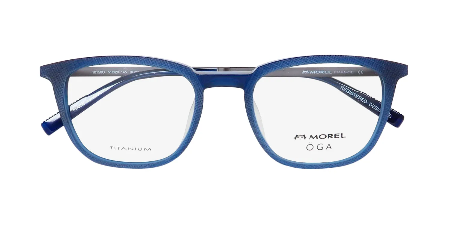 Morel Oga 10150o bg03 Eyeglasses Blue 51mm Unisex 2